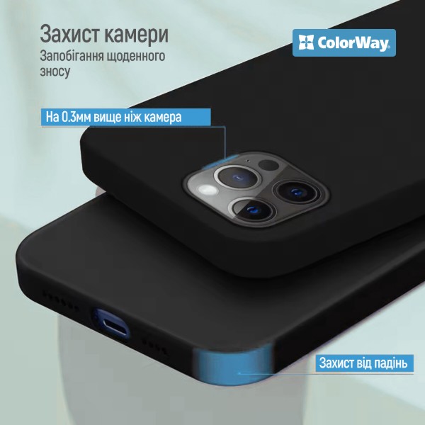 Фото - Чехол для смартфона Colorway TPU matt for Motorola G06/G06 Power, black (CW-CTMMG06P-BK)