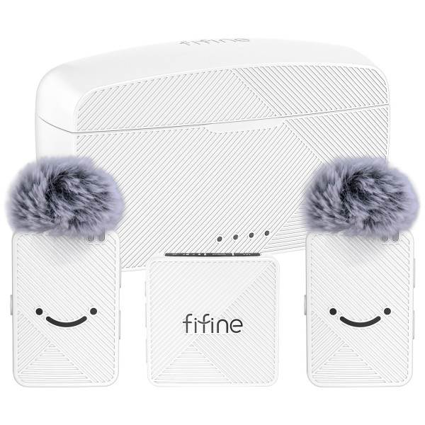 Фото - Мікрофон для смартфона Fifine M9W White