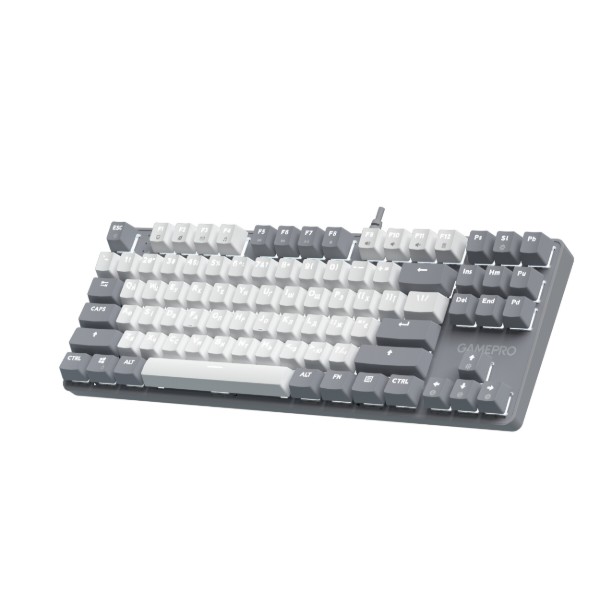 Фото - Клавіатура дротова GamePro Genesis Metallic Outemu Red Swithes USB Gray (MK110G)