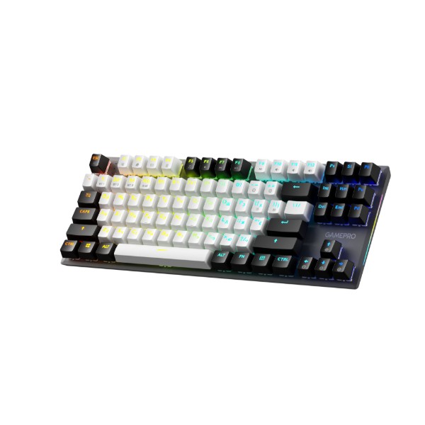 Фото - Клавіатура бездротова ігрова GamePro Genesis Joker Pro 87% Wireless/Bluetooth/USB Gray (MK124G Pro)