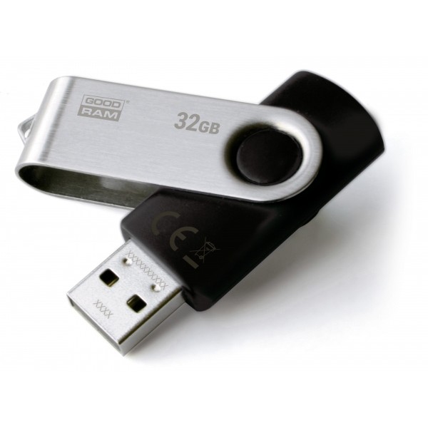 Фото - Флеш USB Goodram UTS2 Twister 32GB USB 2.0 Black Clip (UTS2-0320KKR11)