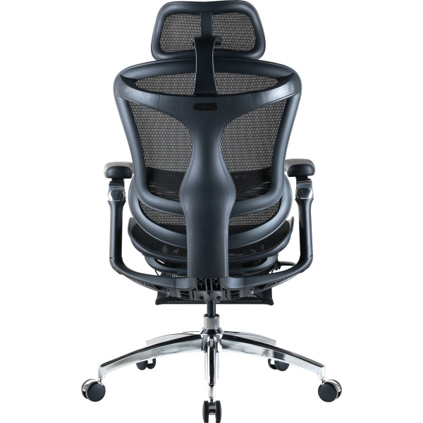 Фото - Крісло офісне Sihoo DORO C300 Pro Mesh Black with footrest (DORO-C300-PRO-M101-JT)