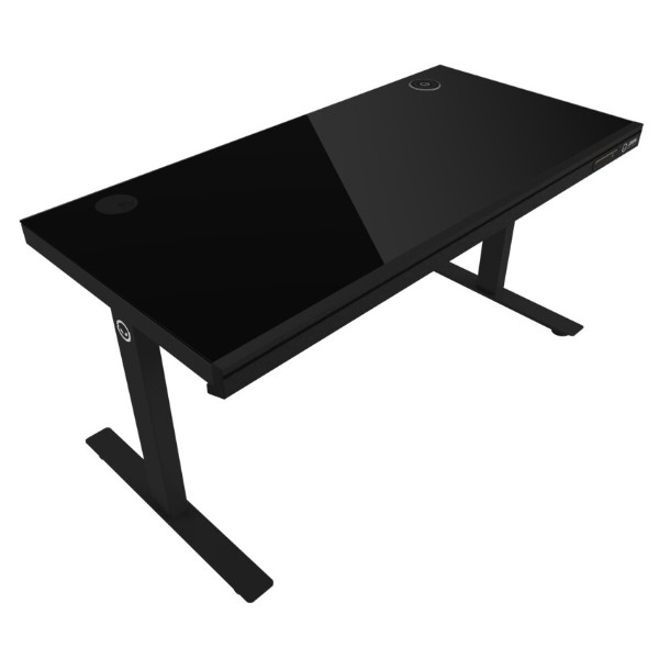 Фото - Стол компьютерный Lorgar PRO 80G Glass Black (LRG-DP80G)