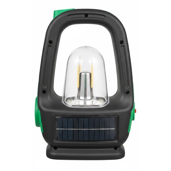Фото - Фонарь аккумуляторный NEWVEW Solar Panel 2400mAh Green (NWVW-NV-Y03-1-GN)