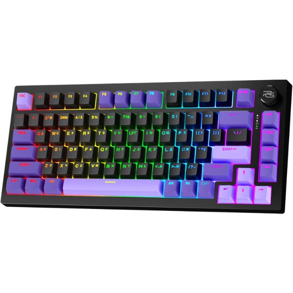 Фото - Клавиатура беспроводная игровая Proove Gaming Coupe (Ukraine Layout) Black/Purple (WKCP00022416)