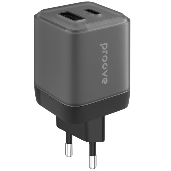 Фото - Сетевое зарядное устройство Proove Pure GaN Plus 30W Type-C + USB black (WCPU30111201)