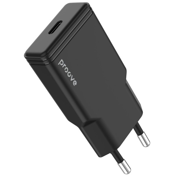 Фото - Мережевий зарядний пристрій Proove Slender 20W (Type-C) black (WCSS20010001)