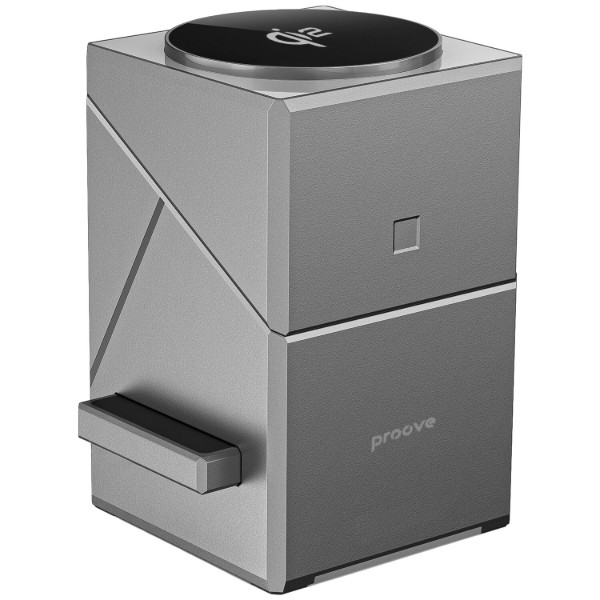 Фото - Бездротовий зарядний пристрій Proove Iron Hide gray (WSIH15000003)