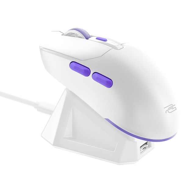 Фото - Миша бездротова ігрова Proove Gaming Rate Pro with Charging Dock white (WMRPCD022002)