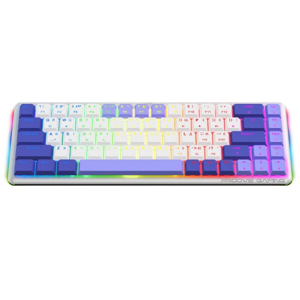 Фото - Клавіатура бездротова ігрова Proove Gaming AFK Ukraine Layout white (WKAFK1022002)