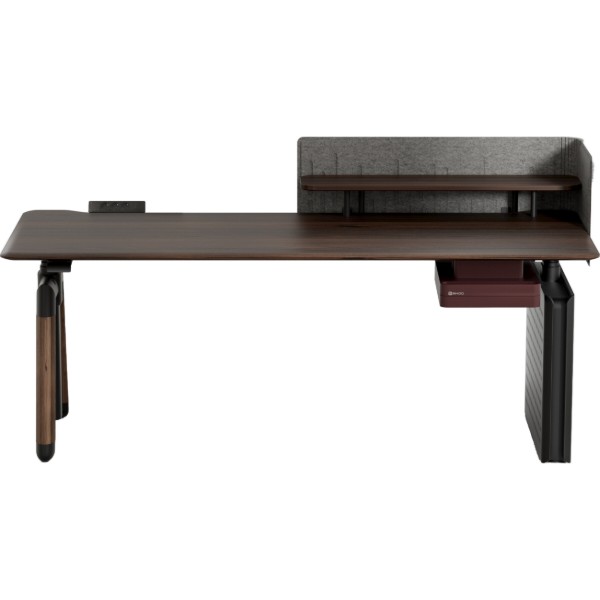 Фото - Стіл з електрорегулюванням висоти Sihoo D07 1.8m Walnut/Black (D07A-101/D07J-101-AB/DO7-P)