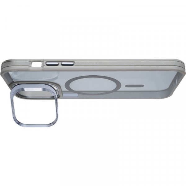 Фото - Чохол для смартфону Gelius Elegant Bumper Case Camera stand MagSafe for iPhone 15 Grey (98610)