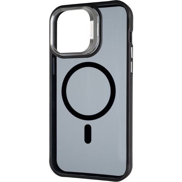Фото - Чехол для смартфона Gelius Elegant Bumper Case Camera stand MagSafe for iPhone 15 Black (98619)
