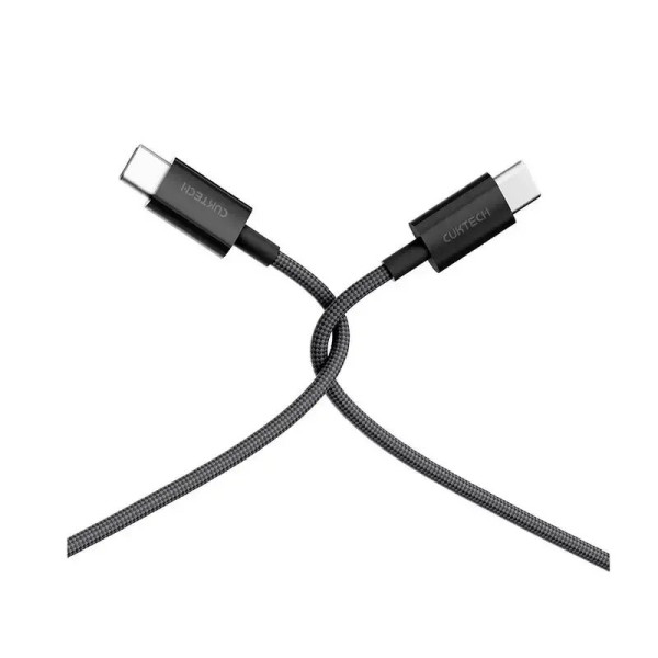 Фото - Кабель CUKTECH Type-C Braided 3A 60W 1.5m Light Grey (CKCTC315PCHG)
