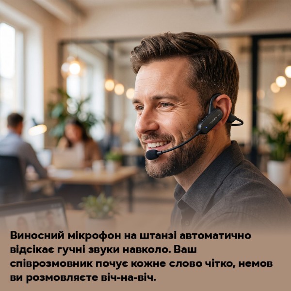 Фото - Наушники вкладыши беспроводные INSPIRE OPENEAR Bone Air X3 AS18 с костной проводимостью черные (AS18-X3)