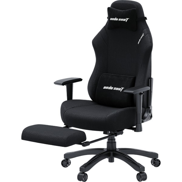 Фото - Крісло для геймерів Anda Seat Luna Pro Size L Black Fabric (AD18T-44-B-F)