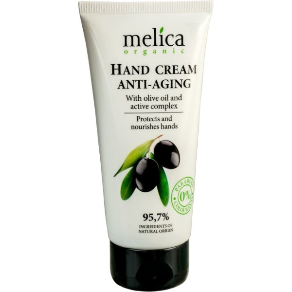 Фото - Крем для рук і нігтів Melica Organic Омолаживающий с оливковым маслом и активными компонентами 100 мл (4770416342204)