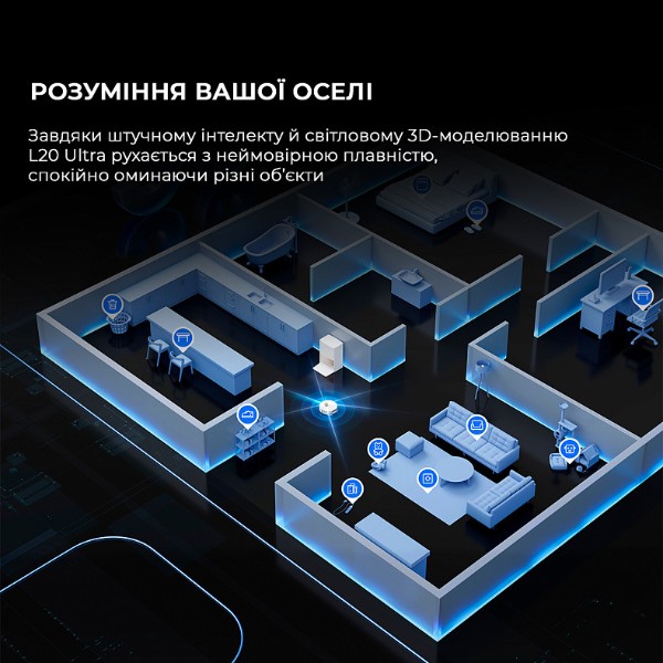 Фото - Робот-пилосос миючий Dreame L20 Ultra Complete (RLX41CE)