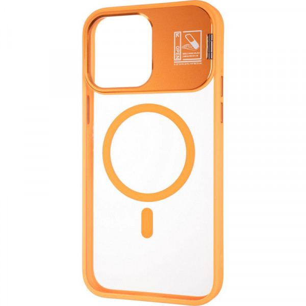 Фото - Чохол для смартфону Gelius Yoga Case Camera stand MagSafe for iPhone 15 Pro Max Flame Orange (98596)