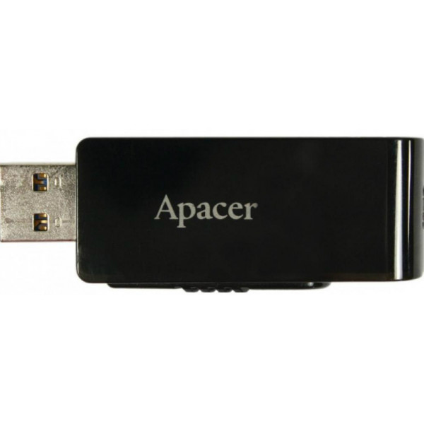 Фото - Флеш USB Apacer AH350 64GB USB 3.0 Black (AP64GAH350B-1)