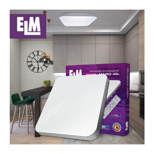 Фото - Світлодіодний світильник ELM Mario 36W 3000-6500К IP20 (26-0107)