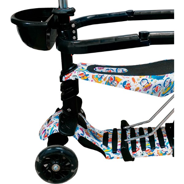 Фото - Трёхколёсный самокат X-Treme KS-705-5W KITTY Black
