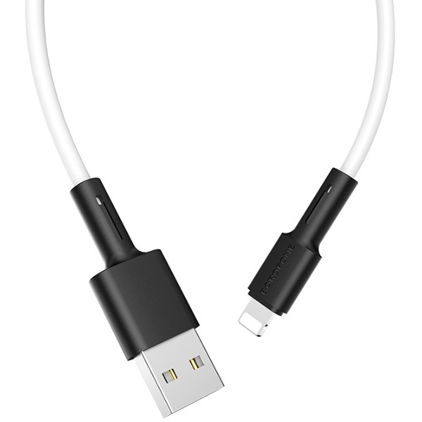 Фото - Кабель BOROFONE BX31 USB to iP 2.4A, 1m White (6931474710369)