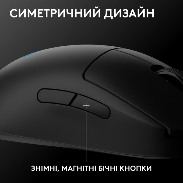 Фото - Мышь беспроводная игровая Logitech G PRO 2 LightSpeed Wireless Gaming Mouse Black (910-007295)