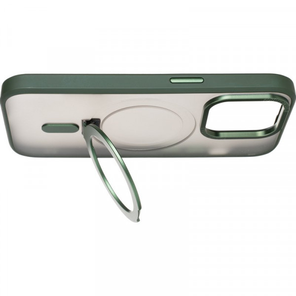 Фото - Чохол для смартфону Gelius Bumper Case MagSafe Stand for iPhone 14 Pro Green (94467)