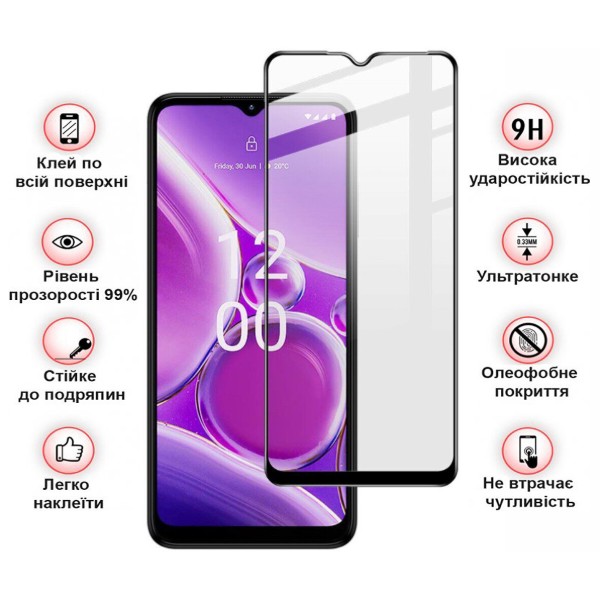Фото - Защитное стекло для смартфона BeCover for Nokia G42 5G Black (710729)