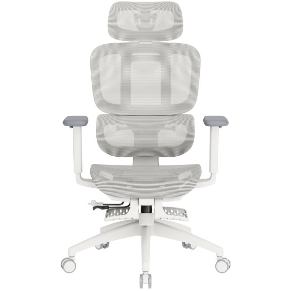 Фото - Кресло офисное OfficePro Skyline Footrest (OC750-W-LG-LG) White/Light Gray