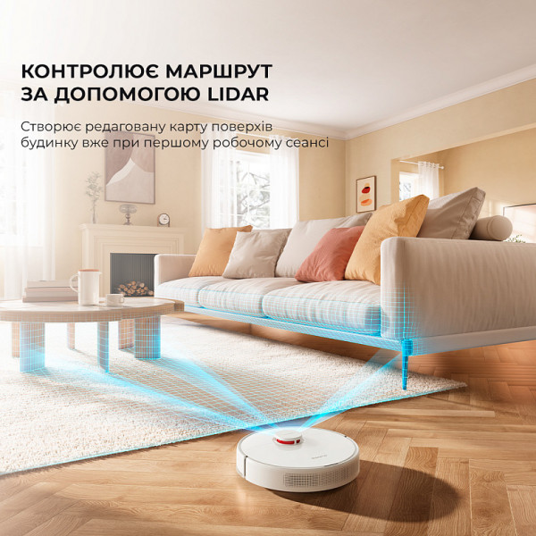 Фото - Робот-пилосос миючий Dreame D9 MAX White (RLD33GA-Wh)