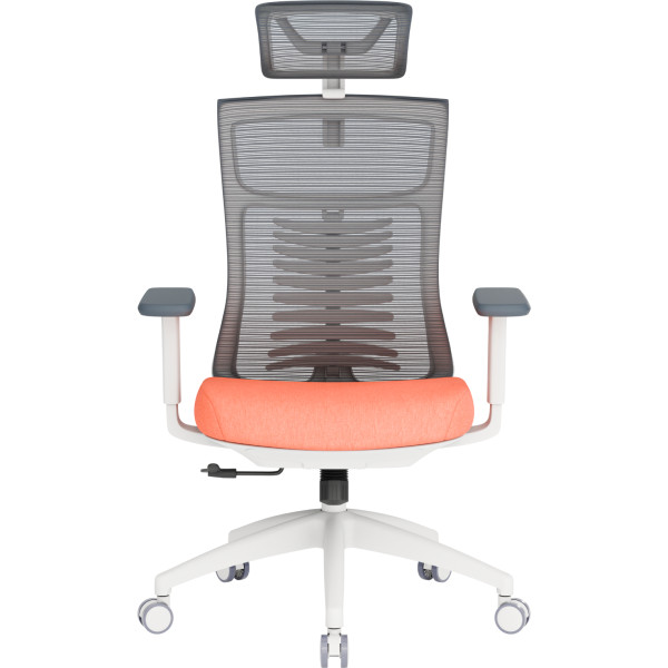 Фото - Крісло офісне OfficePro Balance (OC550-W-DG-OR) White/Dark Gray/Orange