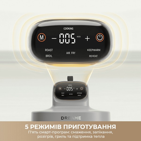 Фото - Мультипіч Dreame Tasti PT60 4.5L+2.5L Starlight Gray