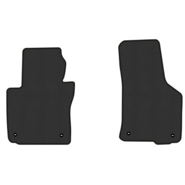 Фото - Коврики из экокожи в салон авто передние EVAtech для Octavia A5 (AT, 8 clips) Skoda 2004-2013 2 поколение Liftback EU (SK12161AG2TL4BBB)