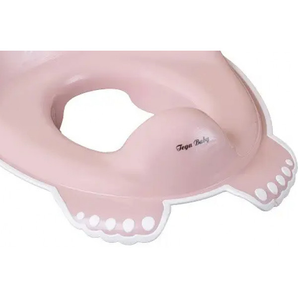 Фото - Дитяча накладка на унітаз класична Tega Baby Лісова казка з антиковзаючою гумою Світло-рожевий (FF-002-107)