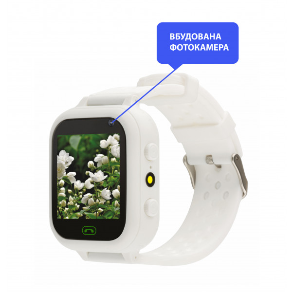 Фото - Дитячий годинник AmiGo GO009 Camera+LED WIFI White
