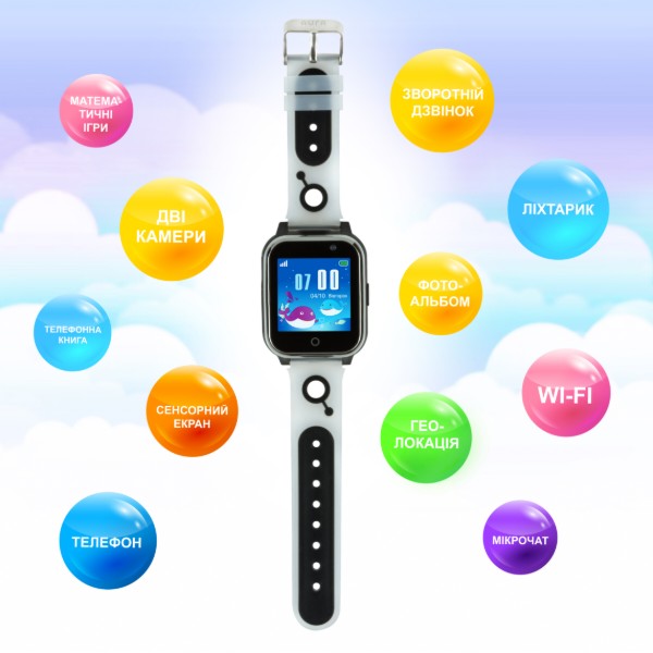 Фото - Детские часы Aura A100 Tracker/WIFI Black (AUR-A100-B)