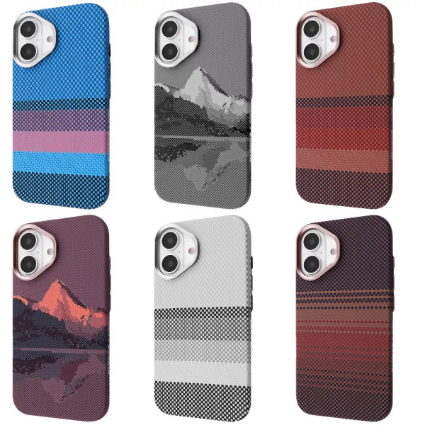 Фото - Чехол для смартфона Proove Gleam Case with Magnetic Ring iPhone 16 blue borders (PCGCIP160063)