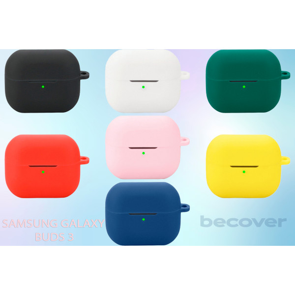 Фото - Чехол для наушников BeCover Silicon for Samsung Galaxy Buds 3 Dark Green (711991)
