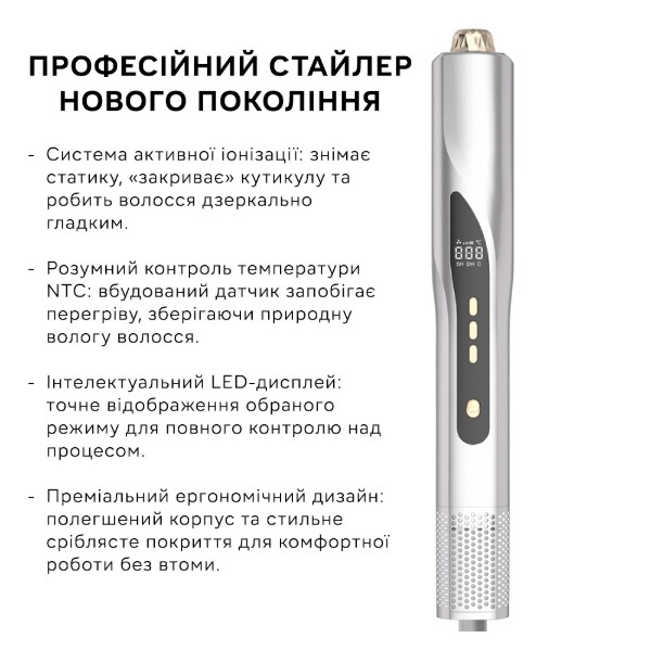 Фото - Выпрямитель волос INSPIRE WT-036 Grey Gold