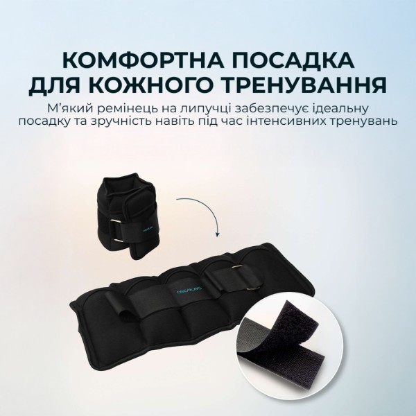 Фото - Утяжелители Cecotec Drumfit AnkleBell 2500 Neo 2 шт. по 2,5 кг (CCTC-07208)