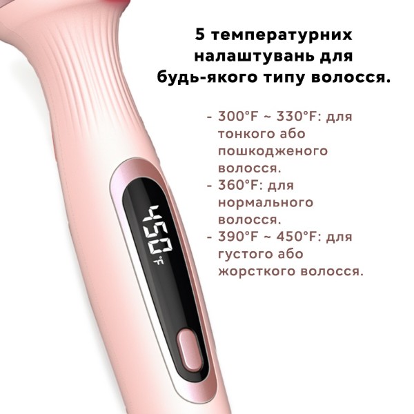 Фото - Фен-щітка INSPIRE WT-176 Pink