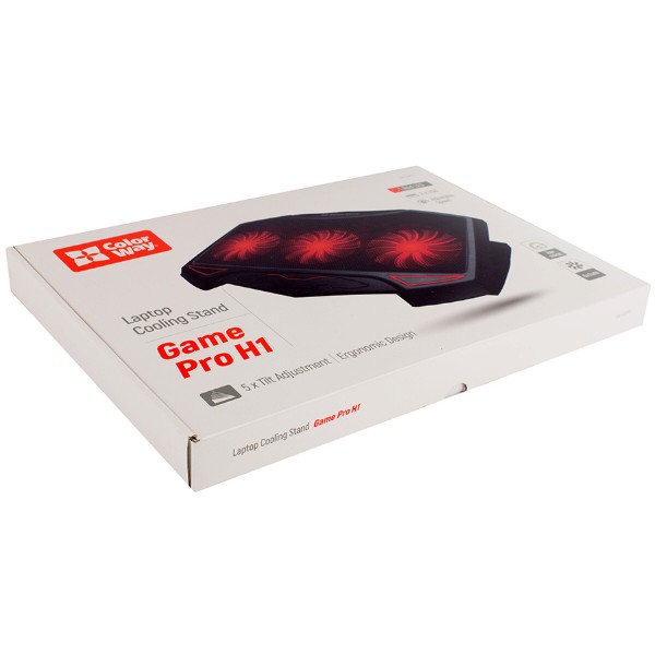 Фото - Підставка під ноутбук охолоджуюча Colorway Cooling Game Pro H1 (CW-CGPH1)