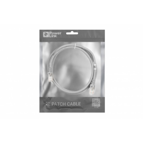 Фото - Кабель патч-корд 2E Cat 6 UTP RJ45 26AWG 1.50 m Grey (2E-PC6COP-150GRY)