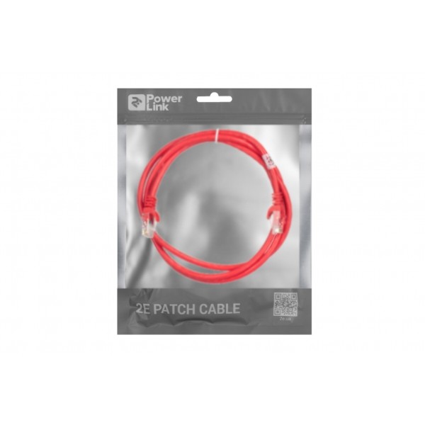 Фото - Кабель патч-корд 2E Cat 6 UTP RJ45 26AWG 1.50 m Red (2E-PC6COP-150RD)