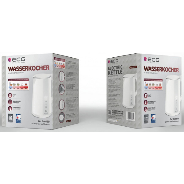 Фото - Электрический чайник ECG RK 1893 Digitouch White