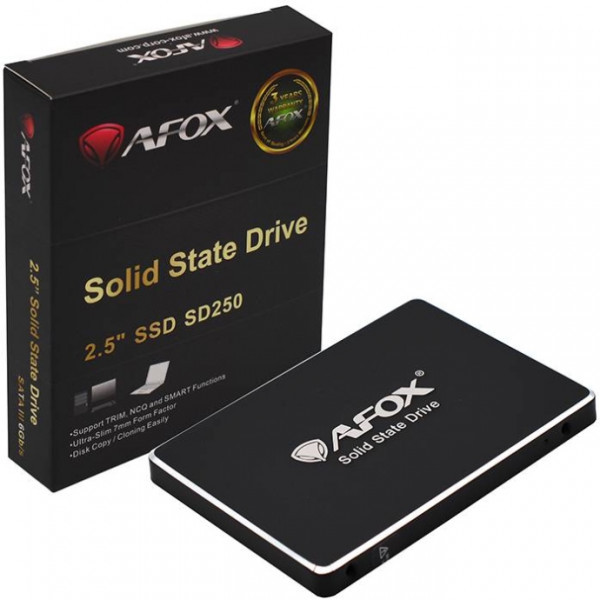Фото - SSD-накопичувач внутрішній AFOX SSD 256Gb AFox 2.5" SATA III 3D NAND QLC (SD250-256GQN)