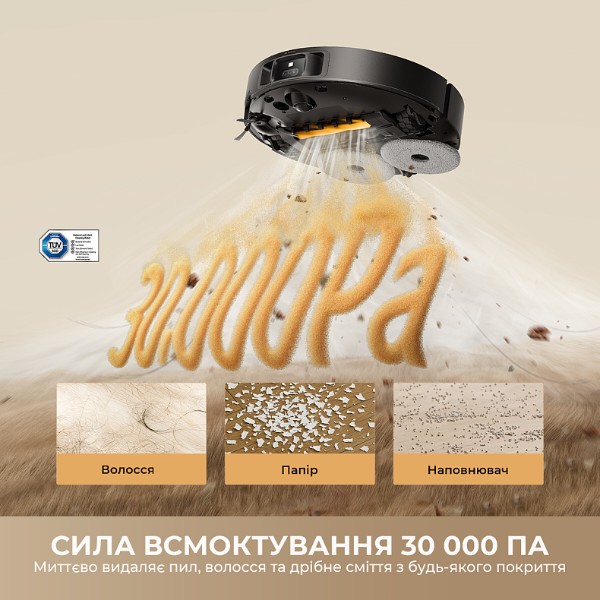 Фото - Робот-пилосос миючий Dreame L50s Pro Ultra White (RLL88HE-Wh)