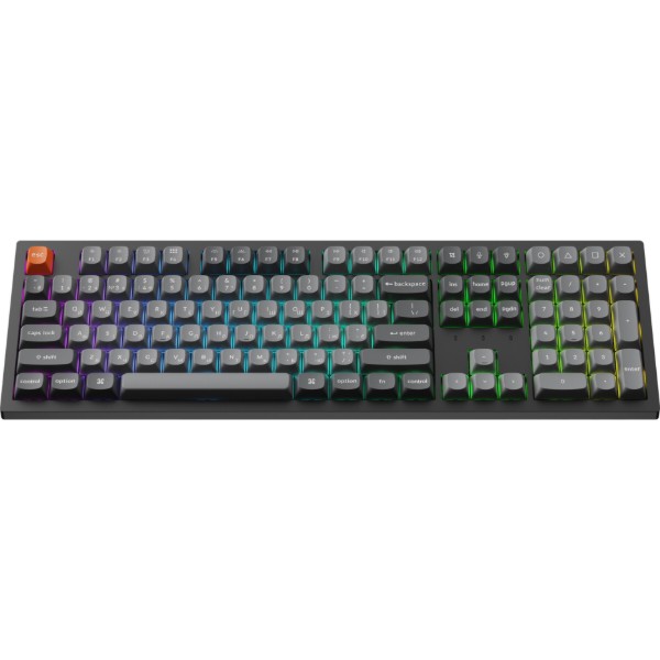 Фото - Клавиатура беспроводная Keychron K10 Max Super Banana Switch Black RGB (K10M-H4-UA)